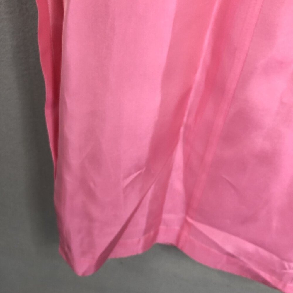 Vintage  Formal Dress Jr 3 Pink Rhinestone Prom Y2K Retro Feminine Neon Statemen - Picture 11 of 16